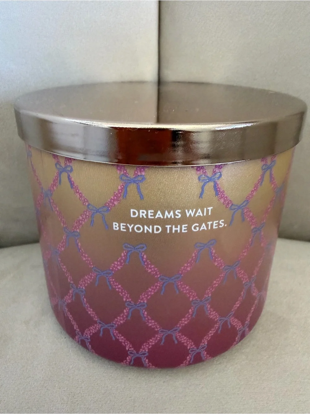 NWT Bath & Body Works 3 Wick Sweet Disney Princess Aurora Jar Wax Candle Home